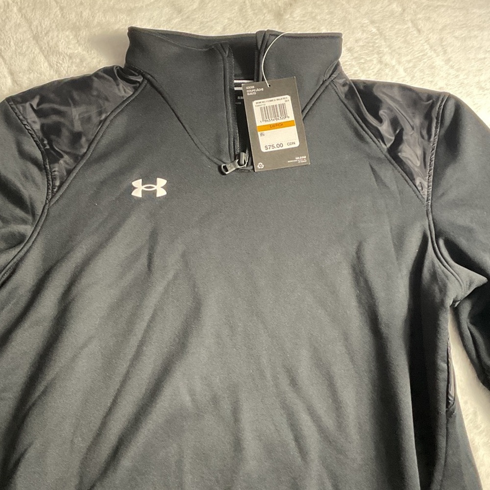 Under Armour Charcoal Quarter-Zip Top